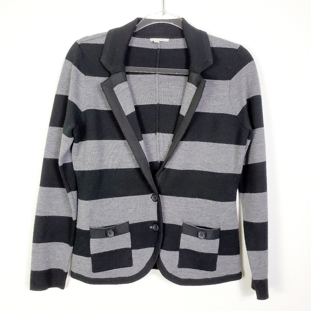 HALOGEN MERINO WOOL BLEND SWEATER